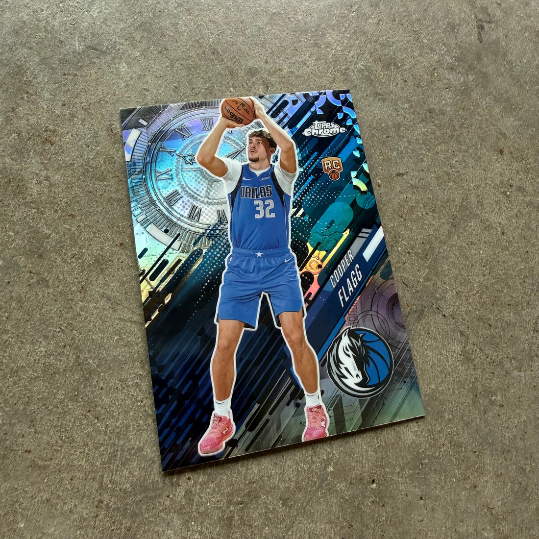 Cooper Flagg 2025 Topps Chrome Go Time Rookie Refractor