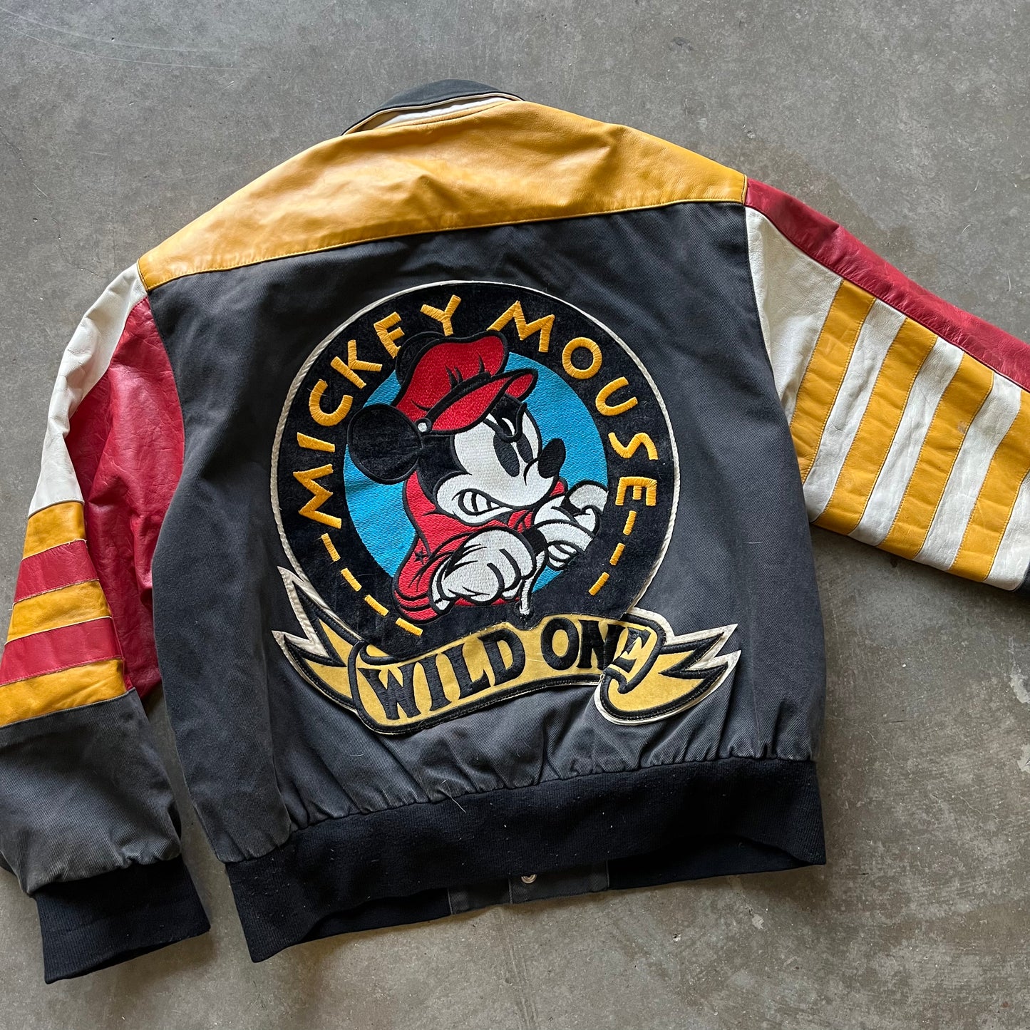 M 90s Jeff Hamilton Mickey Mouse Jacket