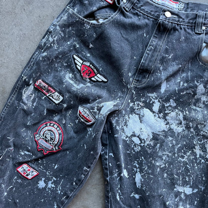 38x32 00s Splatter Racing Jeans
