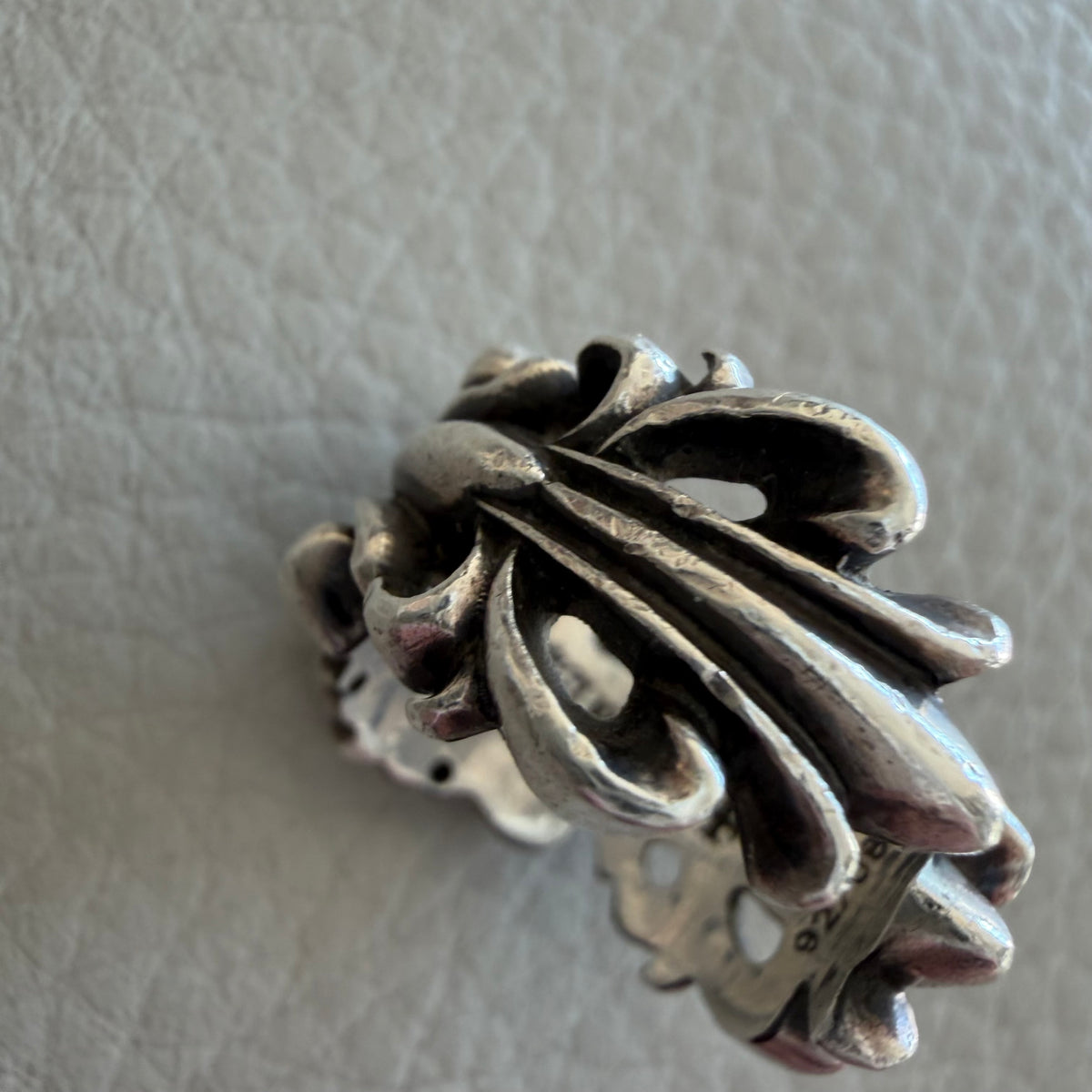 6.5 Chrome Hearts Open Floral Ring
