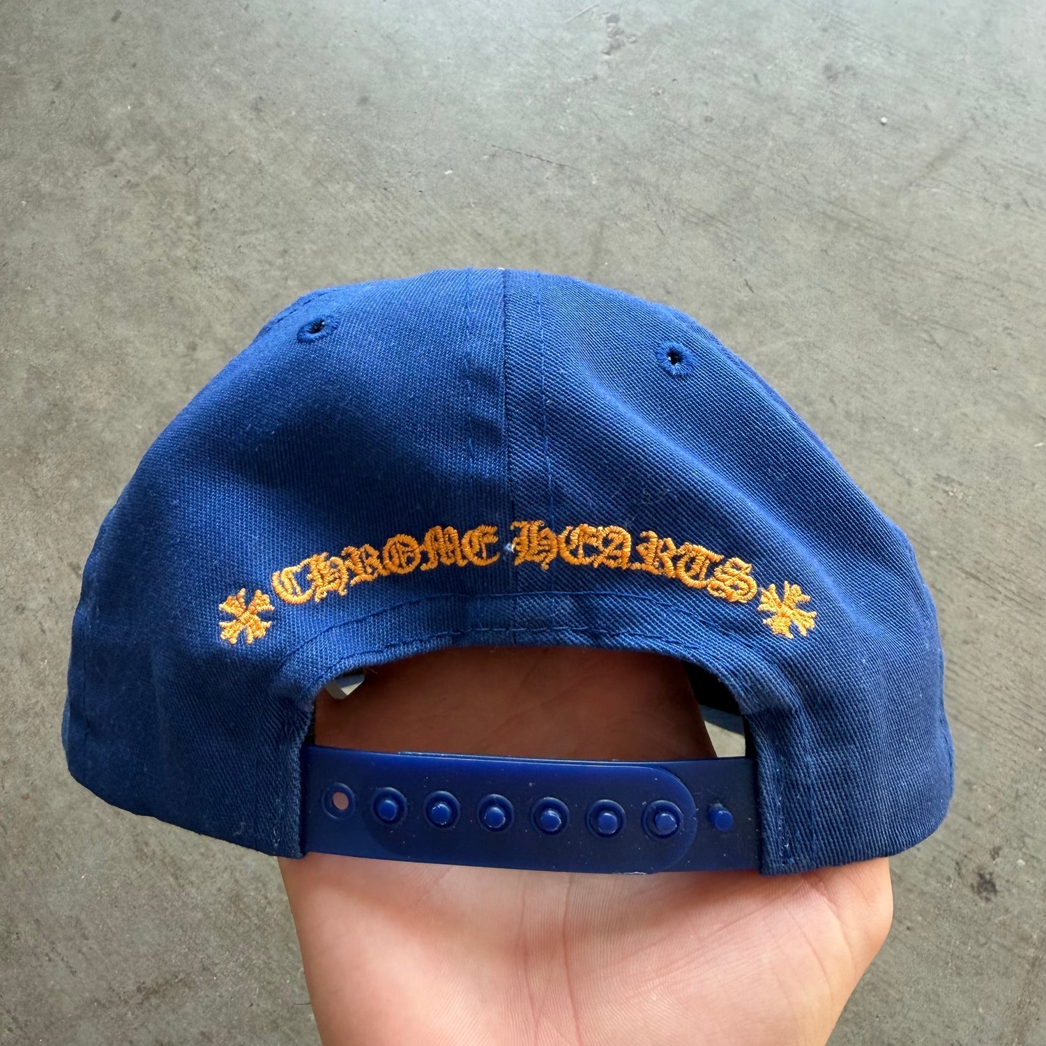 Chrome Hearts CH Baseball Hat Blue/Orange