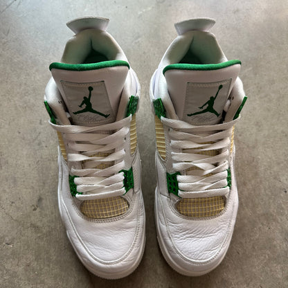 10 Used Jordan 4 Metallic Green
