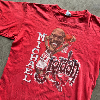 L 90s Thrashed Jordan Bulls Tee