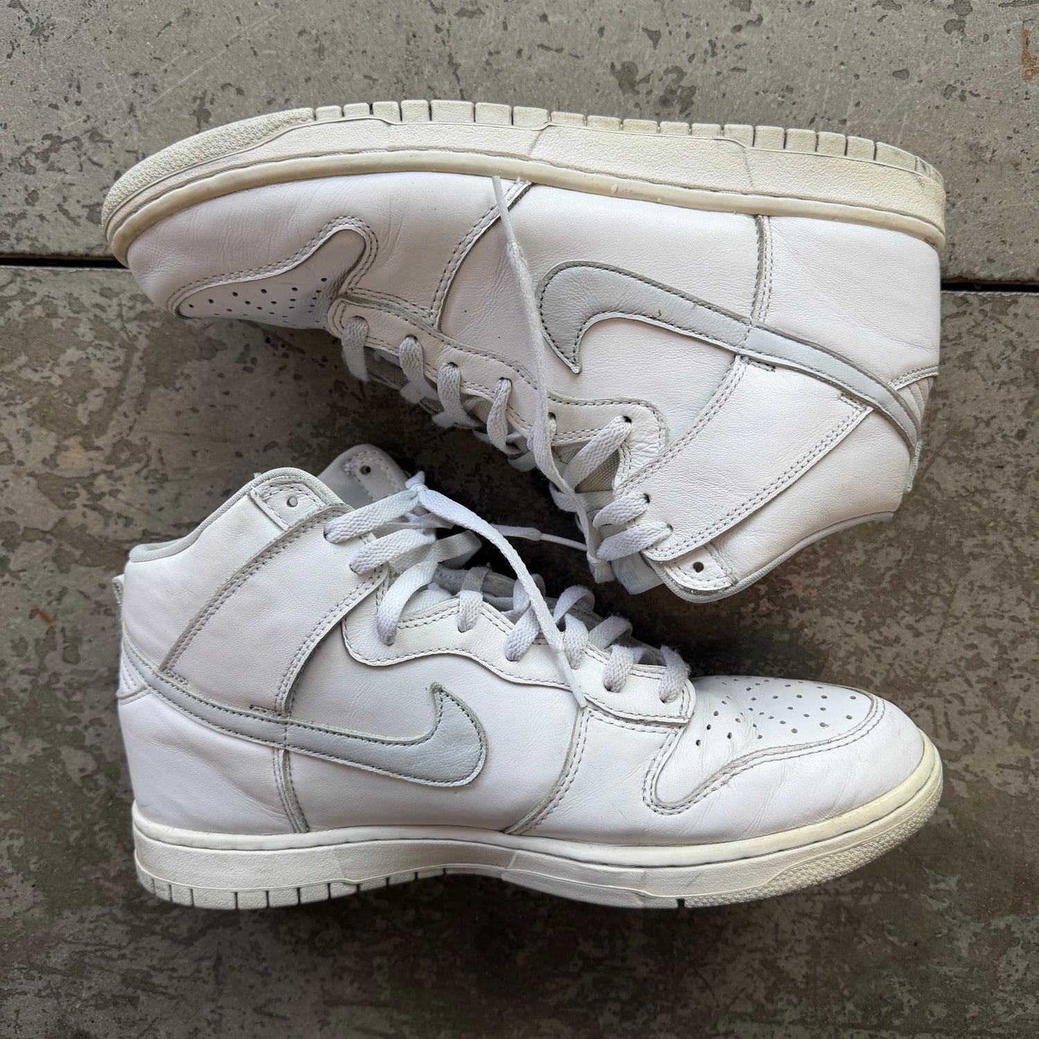 11 Used Nike Dunk High Natural Grey