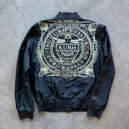 S Evisu Kuro Gold Bomber Jacket