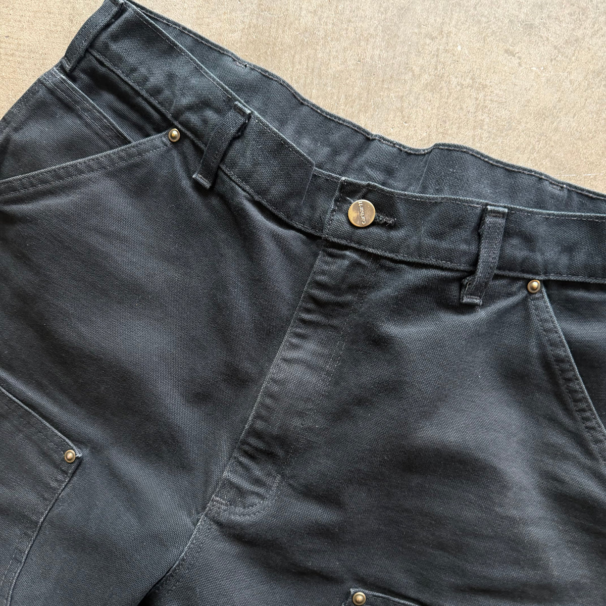 35x31 Black Carhartt Double Knees