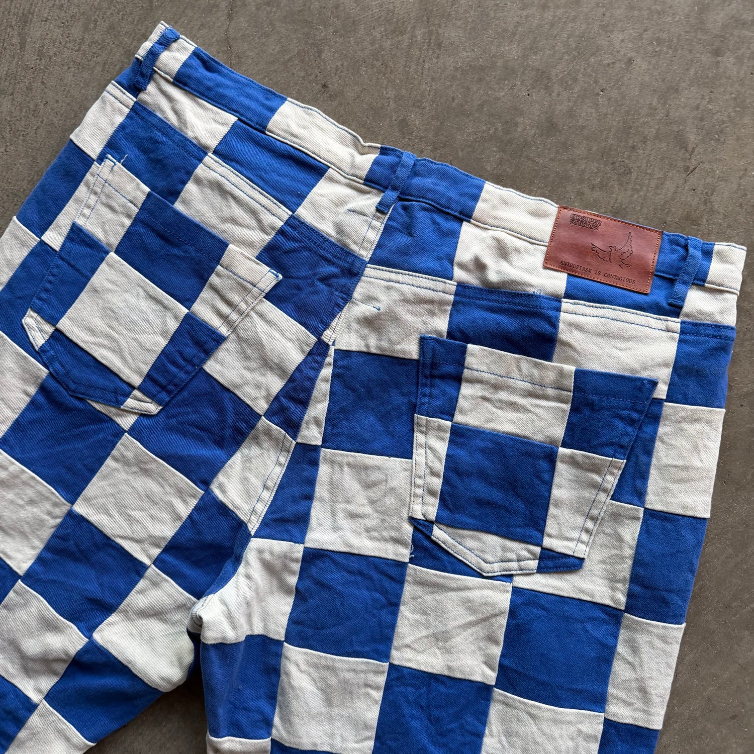 38x31 Kid Super Checkered Pants
