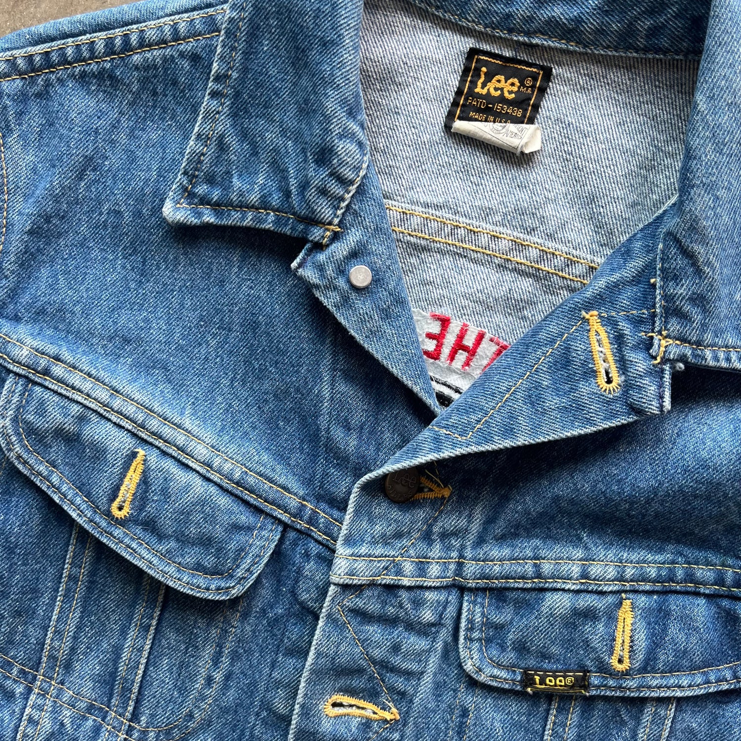 M 90s Hard Rock Denim Jacket