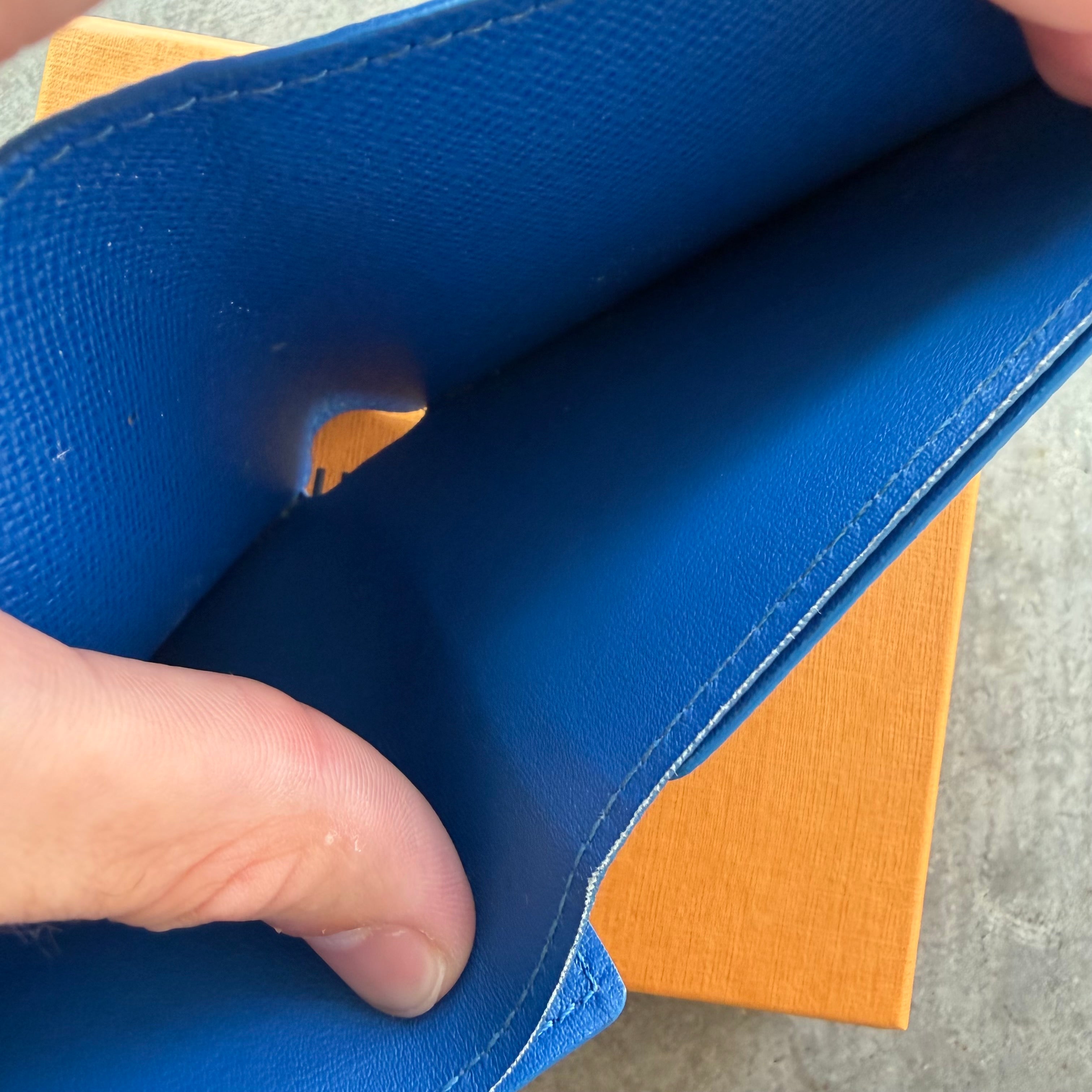 Louis Vuitton Slender Wallet Basketball Blue