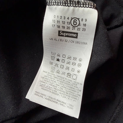 L Supreme x Margiela Flaming Skull Tee