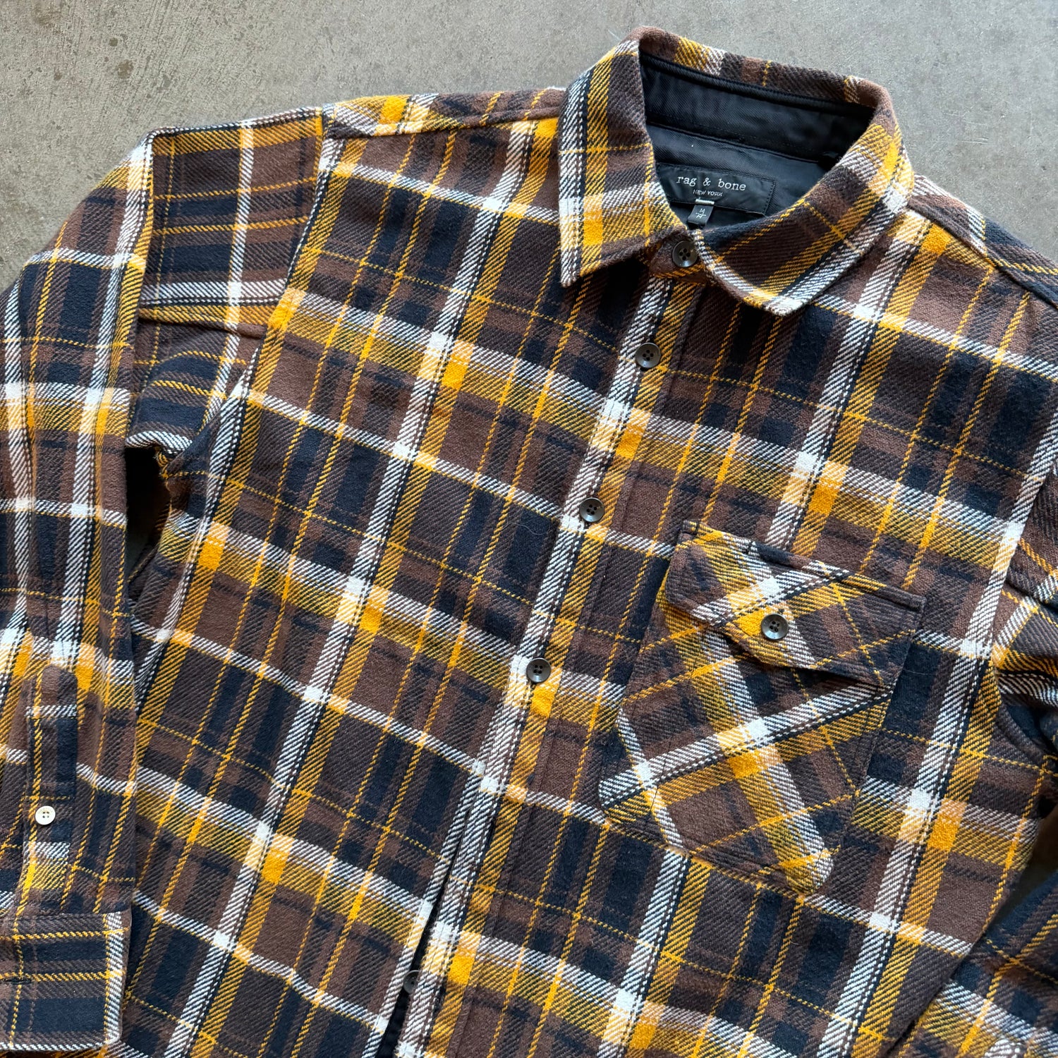 M Rag &amp; Bone Button Up Flannel
