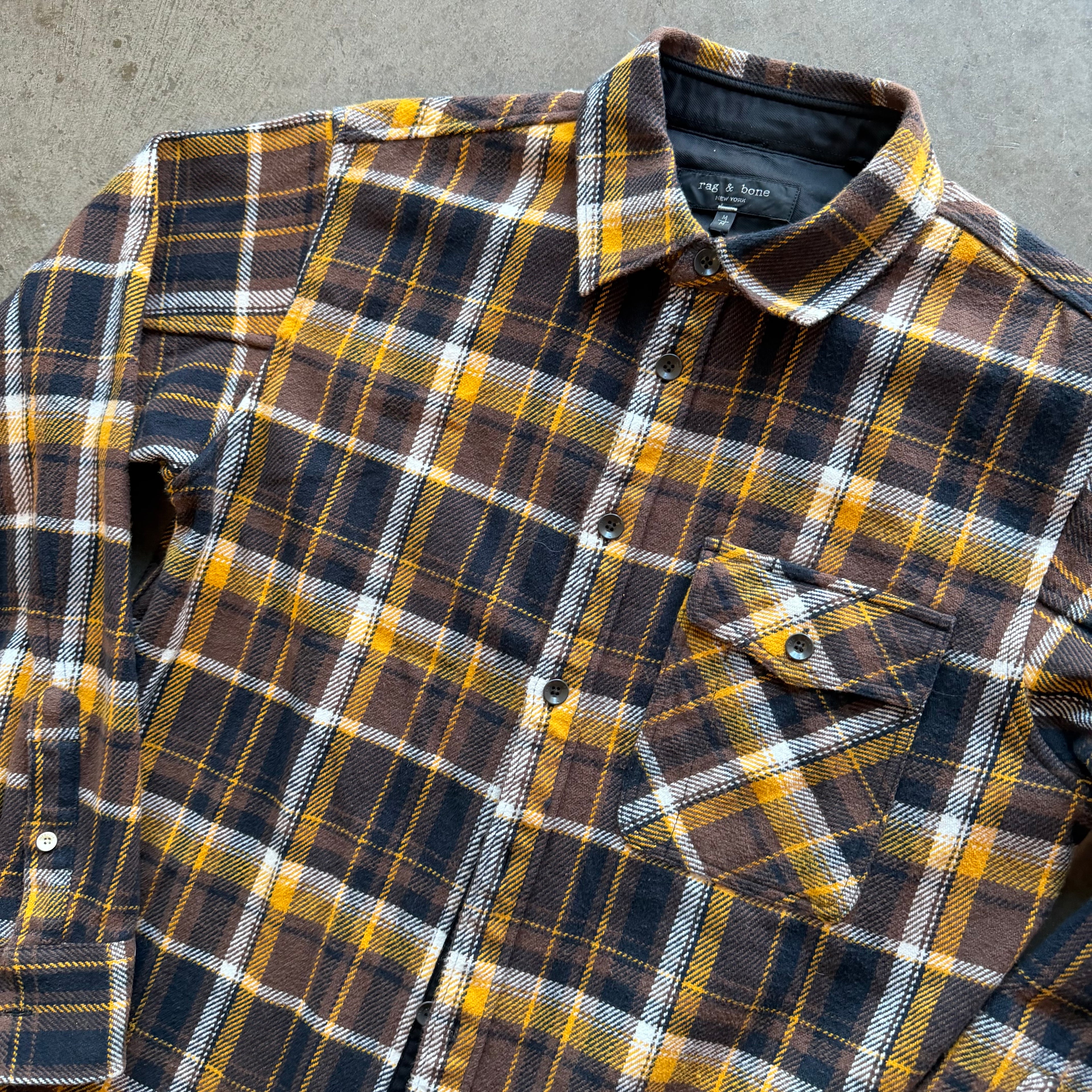 M Rag &amp; Bone Button Up Flannel