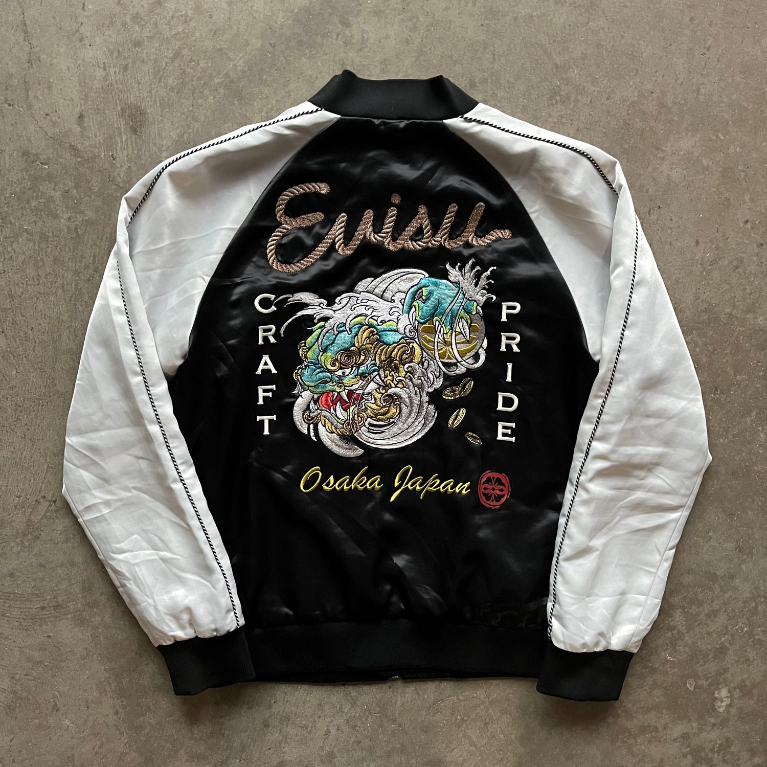 L 00s Evisu Rope Souvenir Jacket