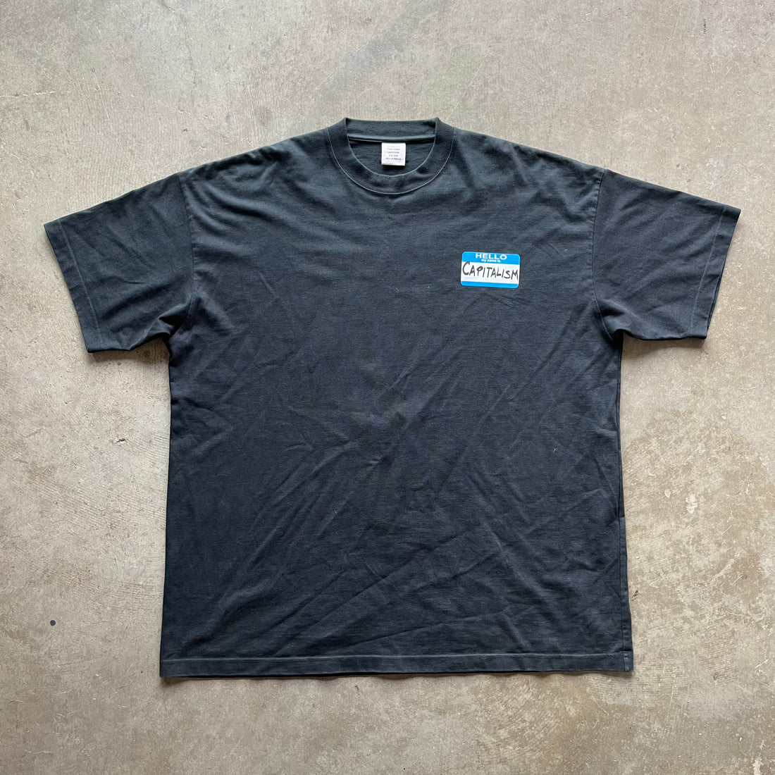 L Vetements Capitalism Tee