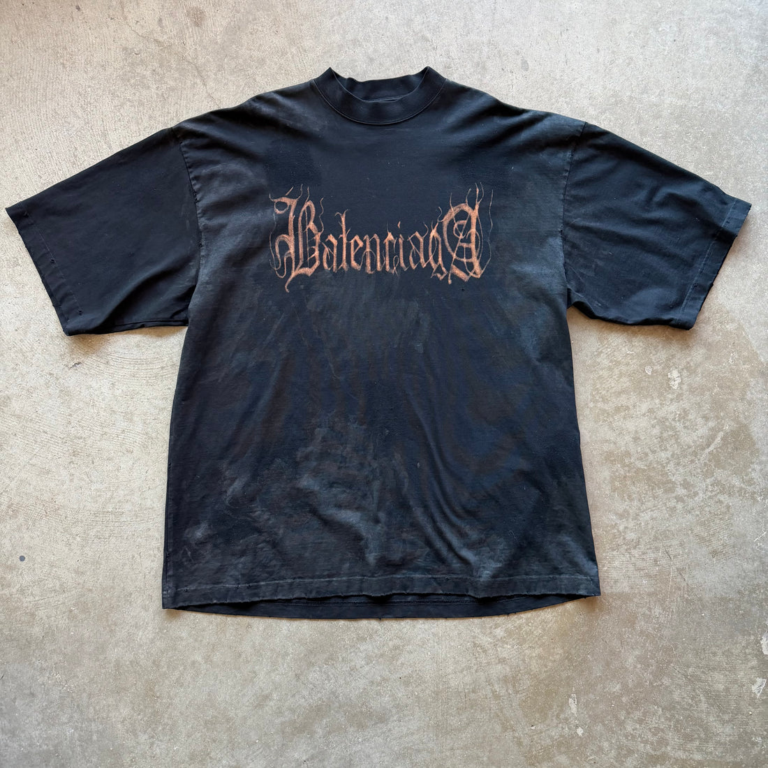 S Balenciaga Heavy Metal Tee