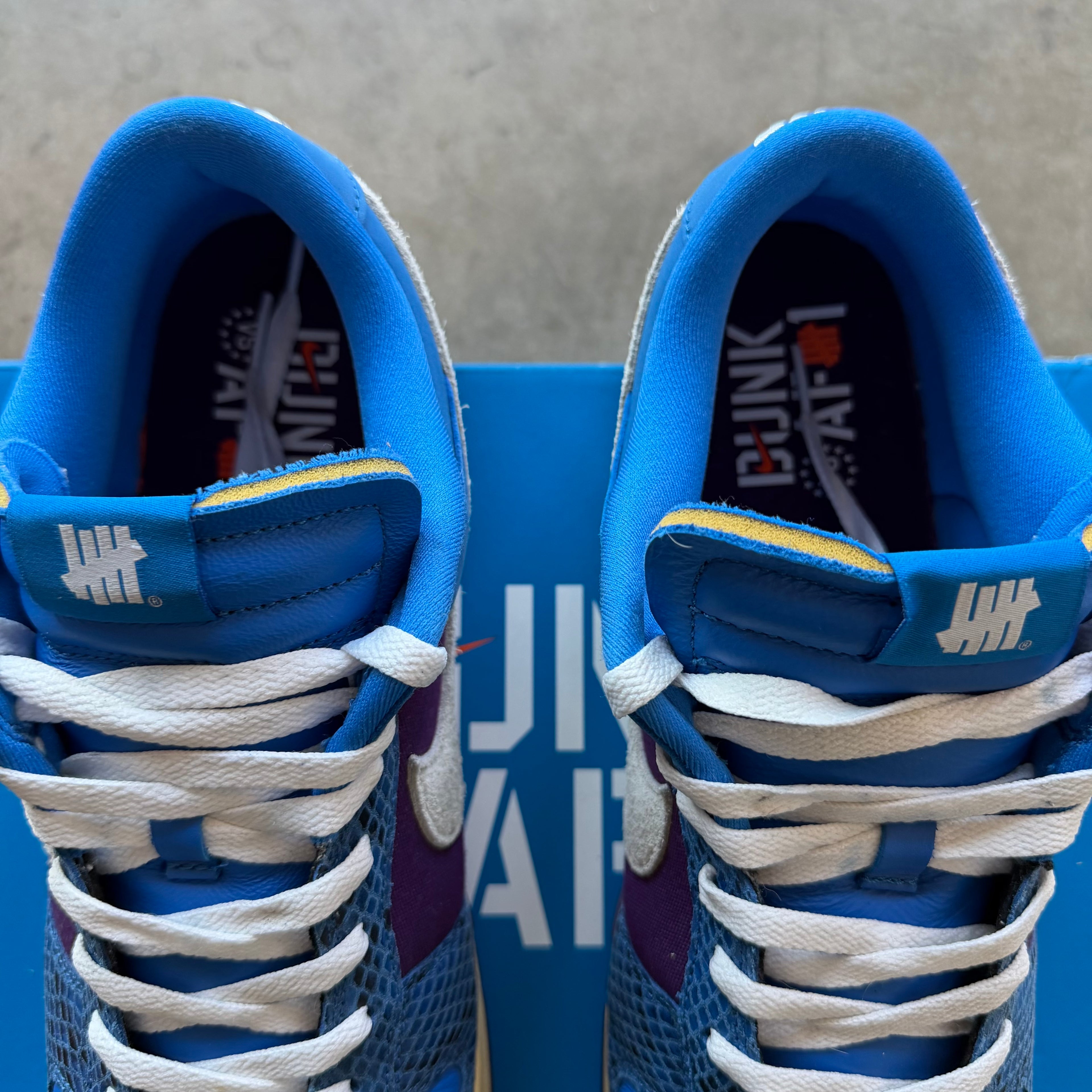 13 Used Nike Dunk Low UNDFTD