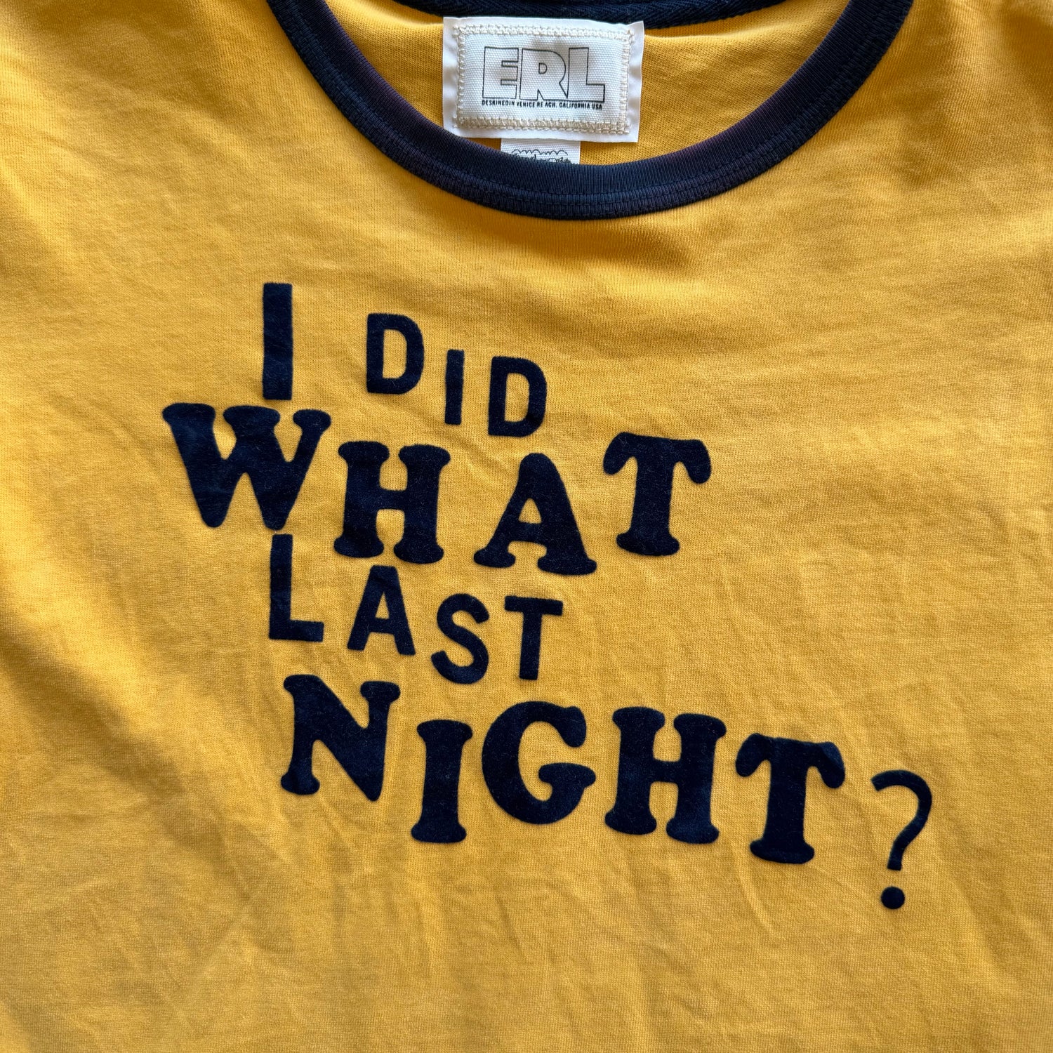 S ERL Last Night Ringer Tee
