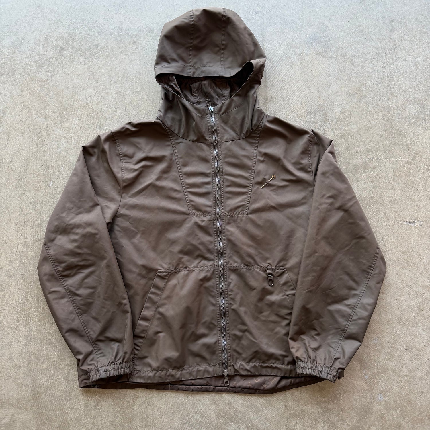 Louis Vuitton Reversible Nylon Windbreaker Brown