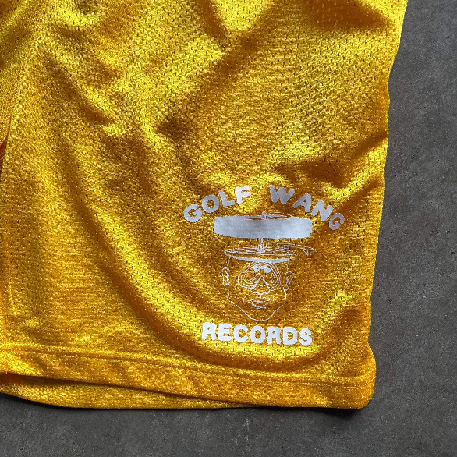 M Yellow Golf Gym Shorts