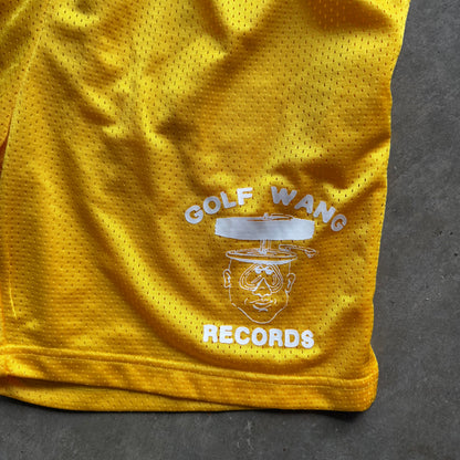 M Yellow Golf Gym Shorts