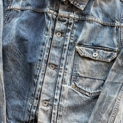 L Japanese Brand Selvedge Denim Jacket