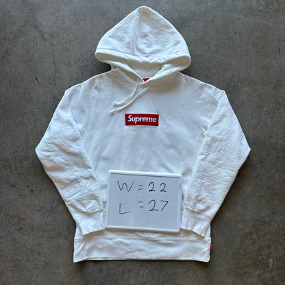 M Supreme Box Logo Hoodie White