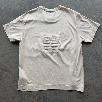 L Givenchy Logo Tee Tan
