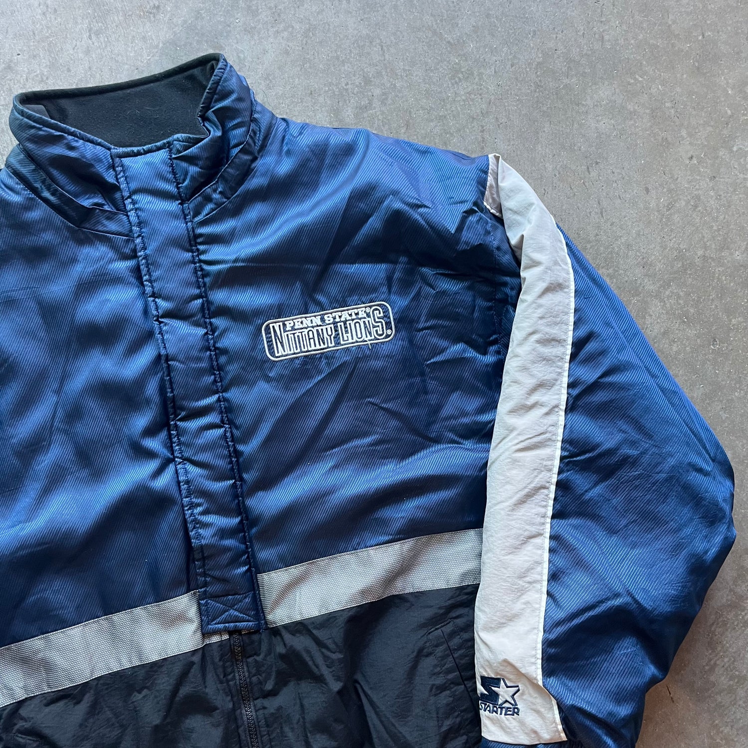 L 90s Penn State Puffer Jacket