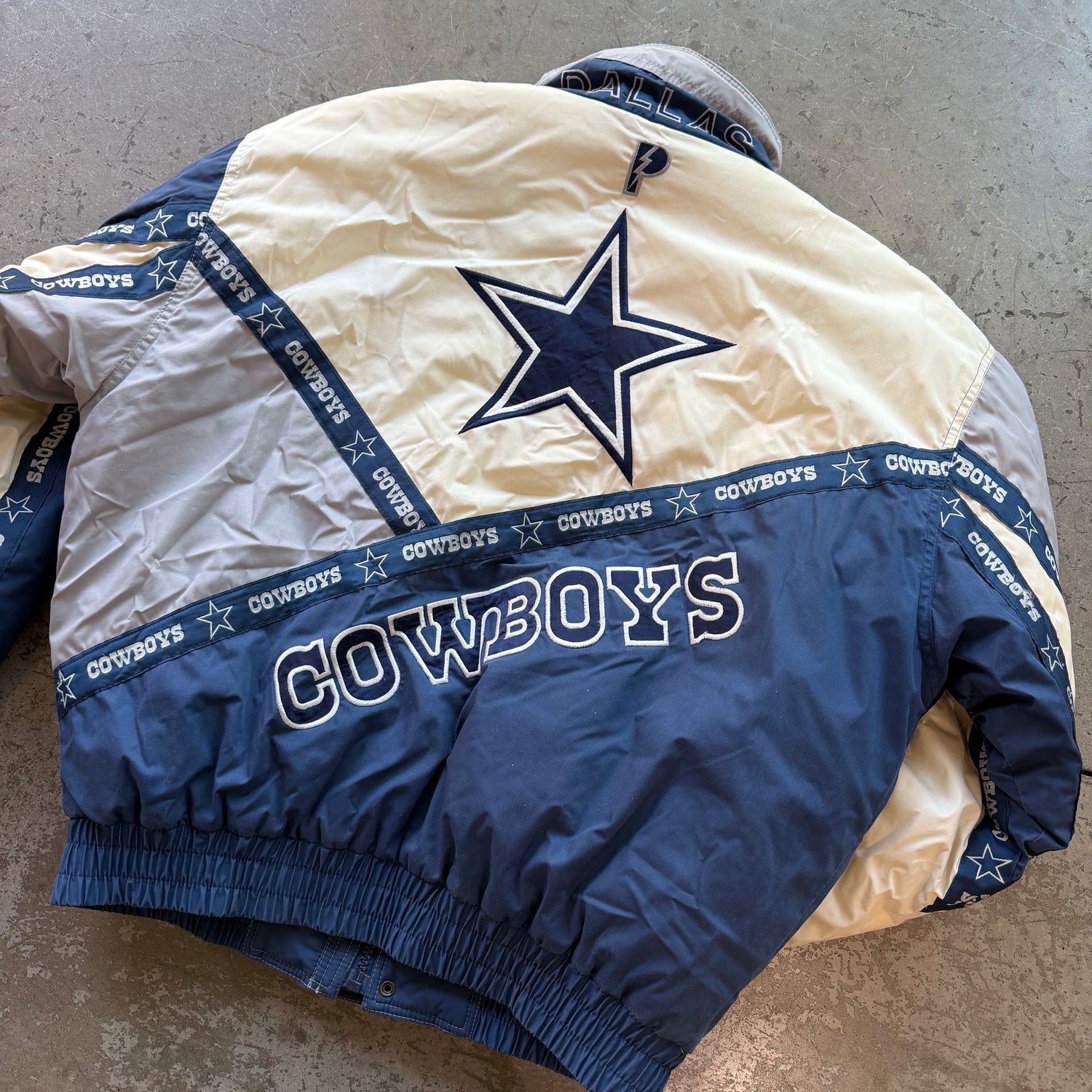 L 90s Cowboys Pro Player Jacket