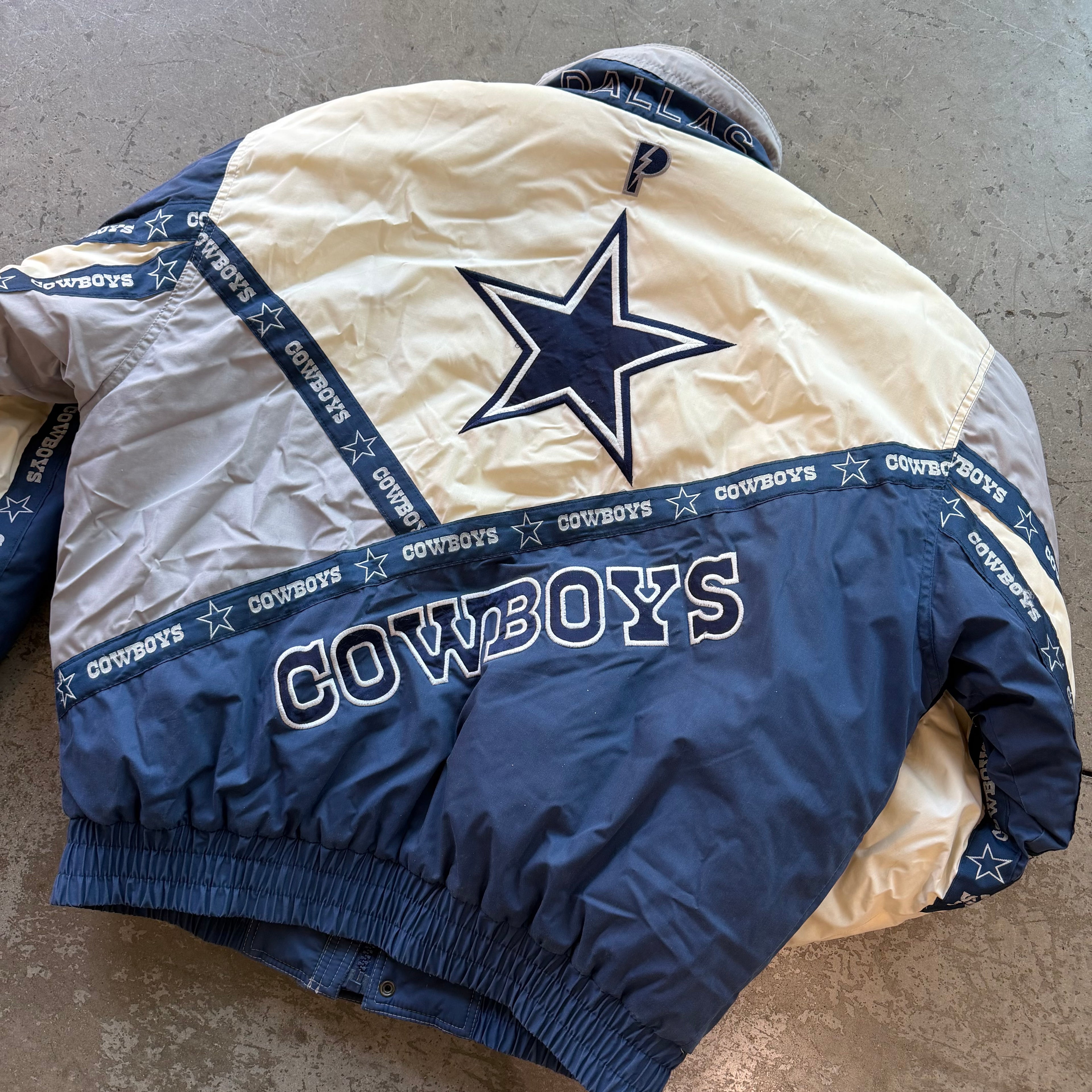 L 90s Cowboys Pro Player Jacket