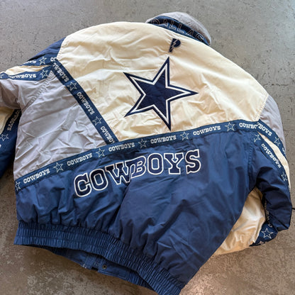 L 90s Cowboys Pro Player Jacket