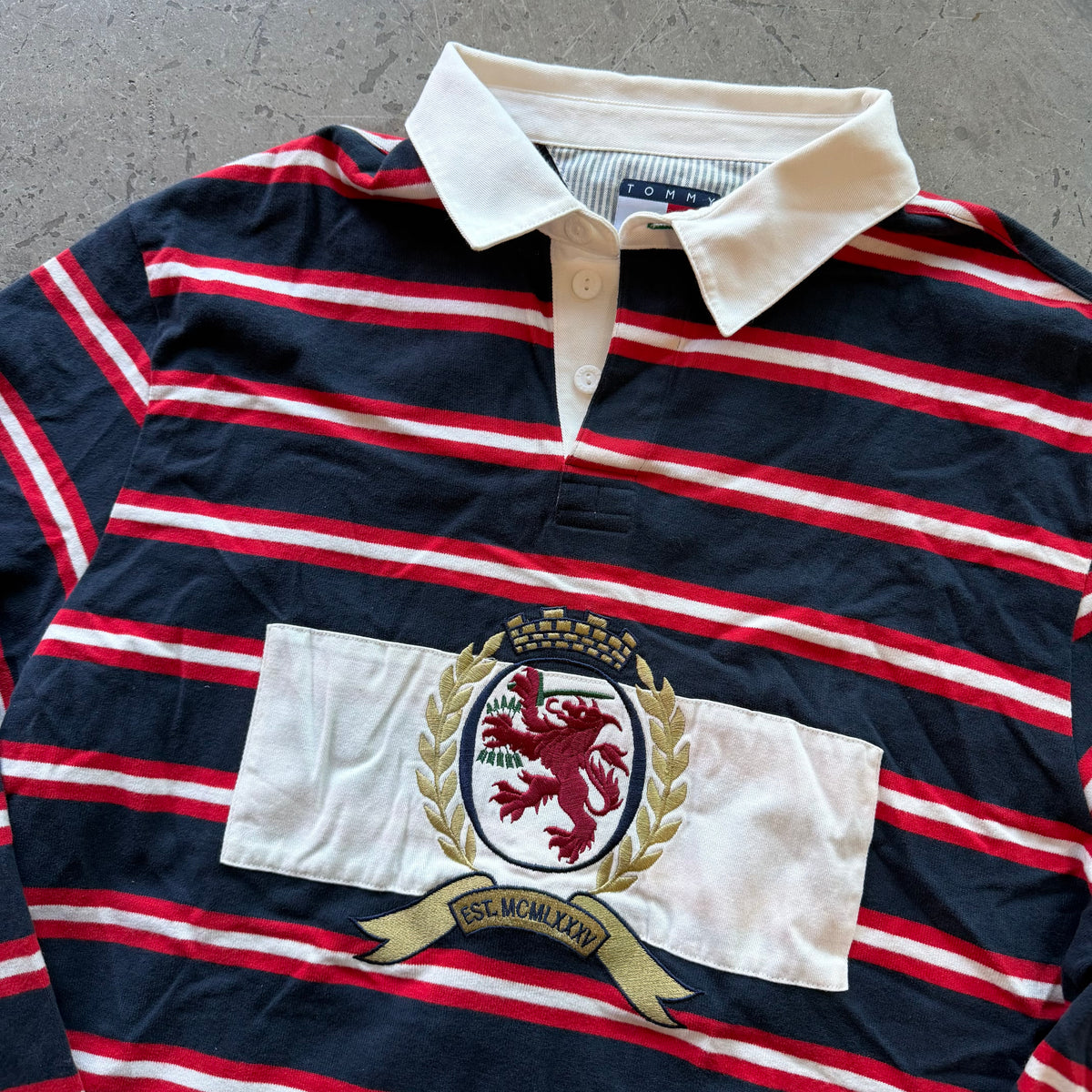 XL 90s Tommy Hilfiger Rugby Polo