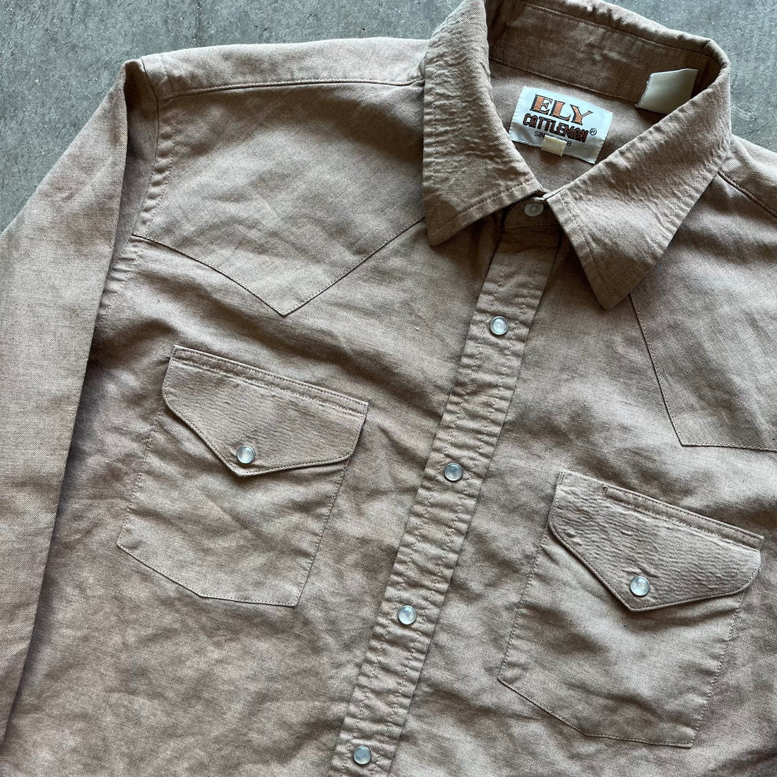 L 90s Fly Cattleman Pearl Snap