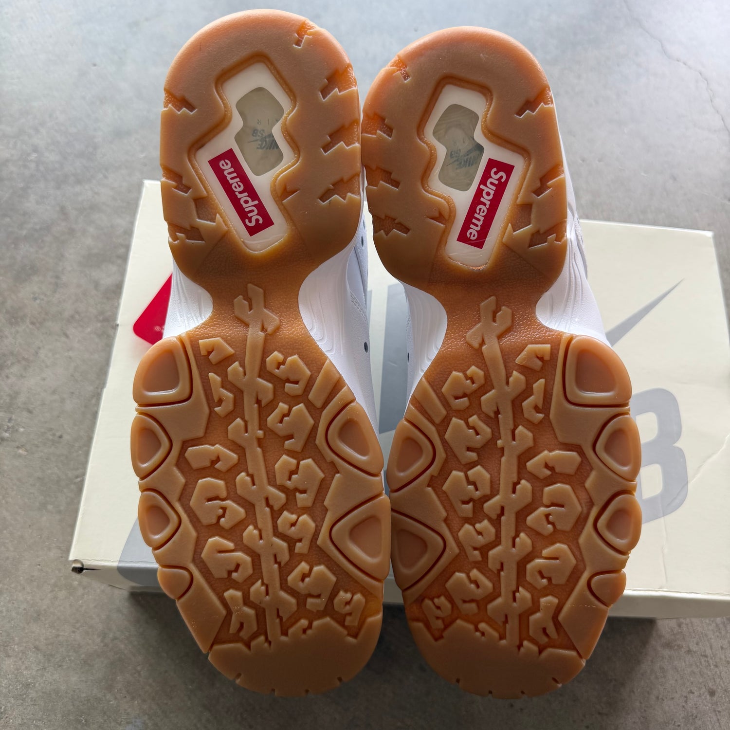 11.5 Nike Supreme CB94 Low White