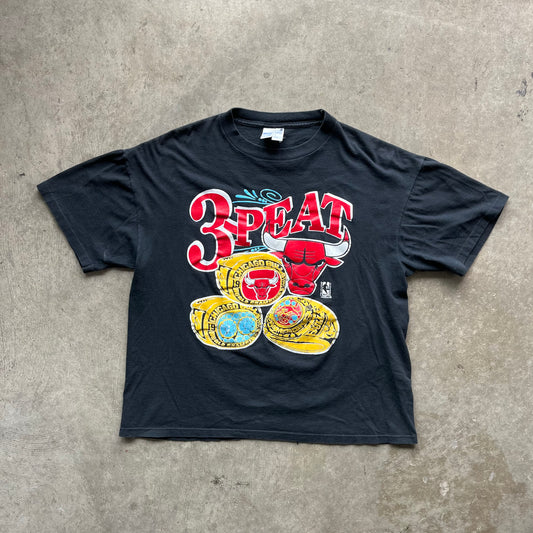 L 93 Bulls 3-peat Tee