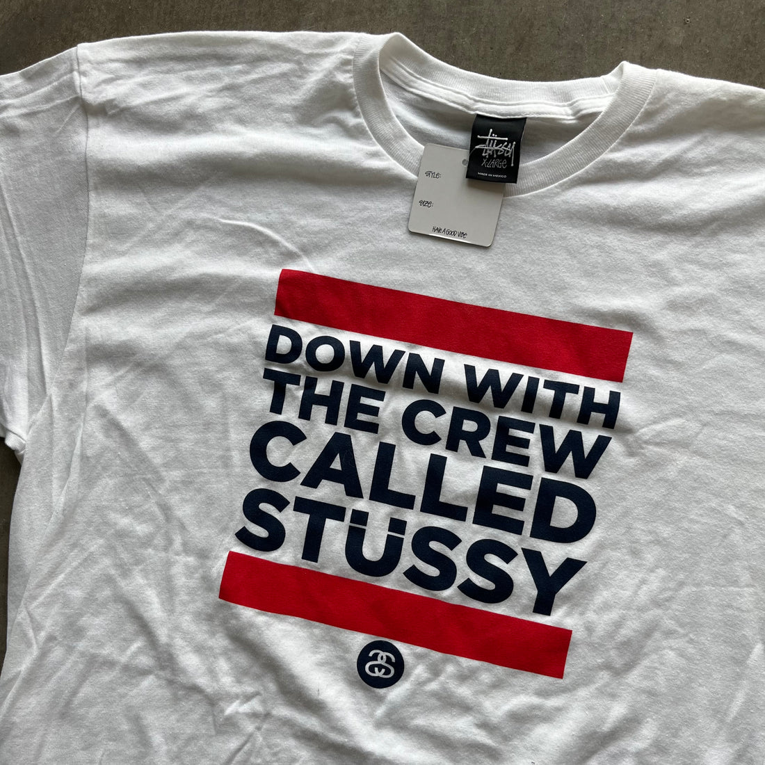 XL Stussy Crew Tee