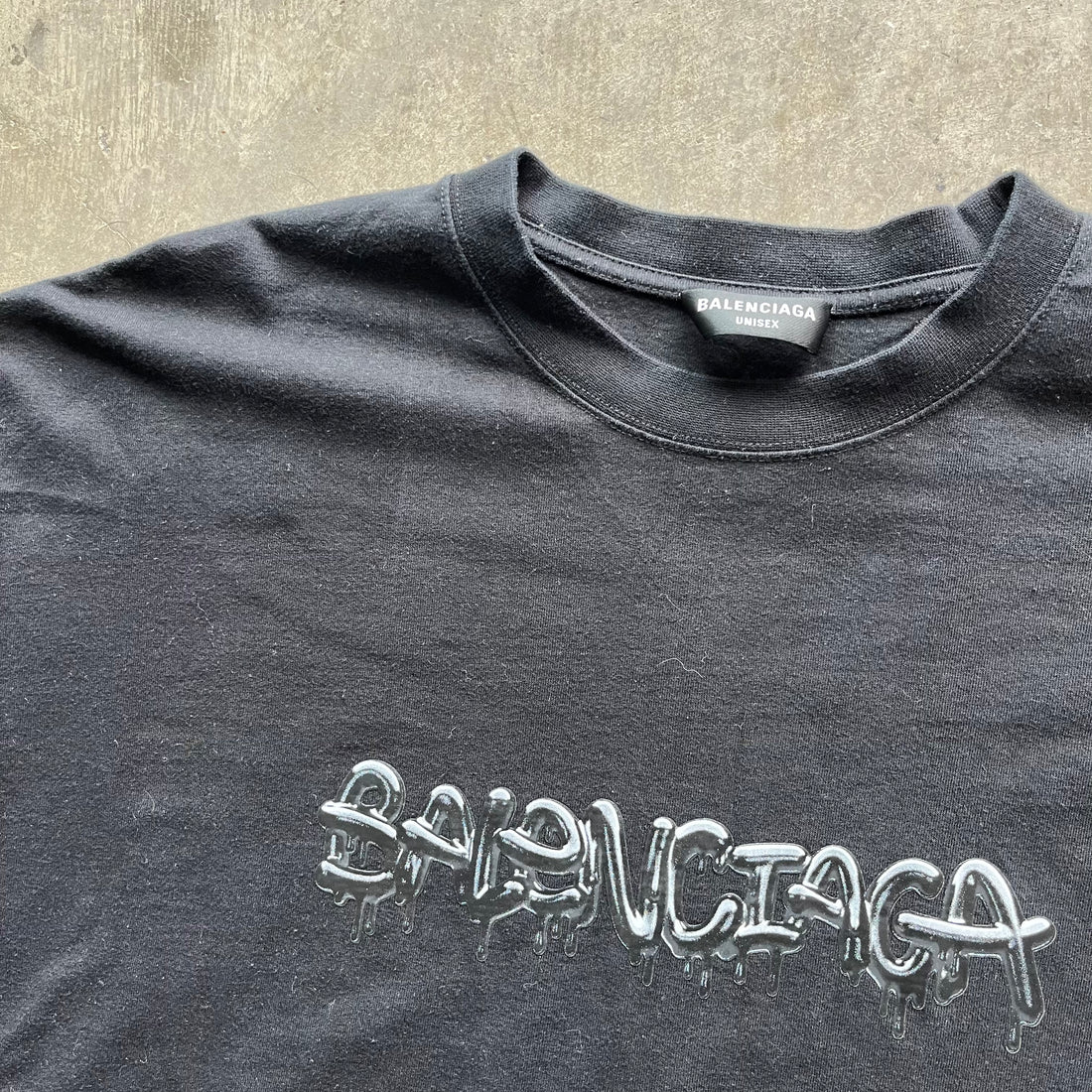 XXL Balenciaga Black Slime Tee