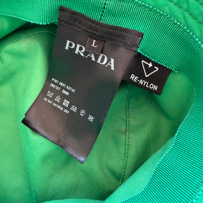 Prada Re Nylon Bucket Hat Green