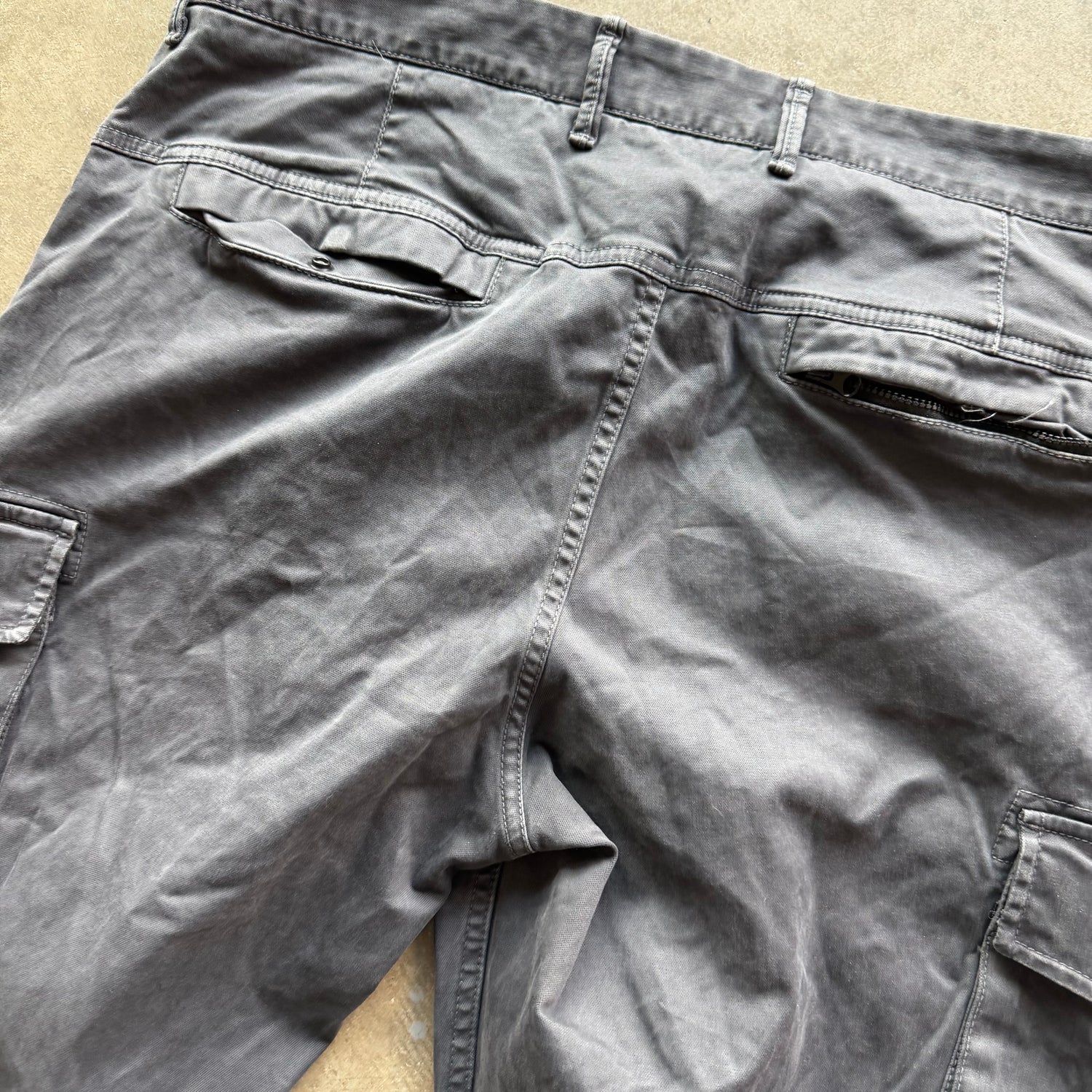 35x32 Stone Island Gray Cargo Pants