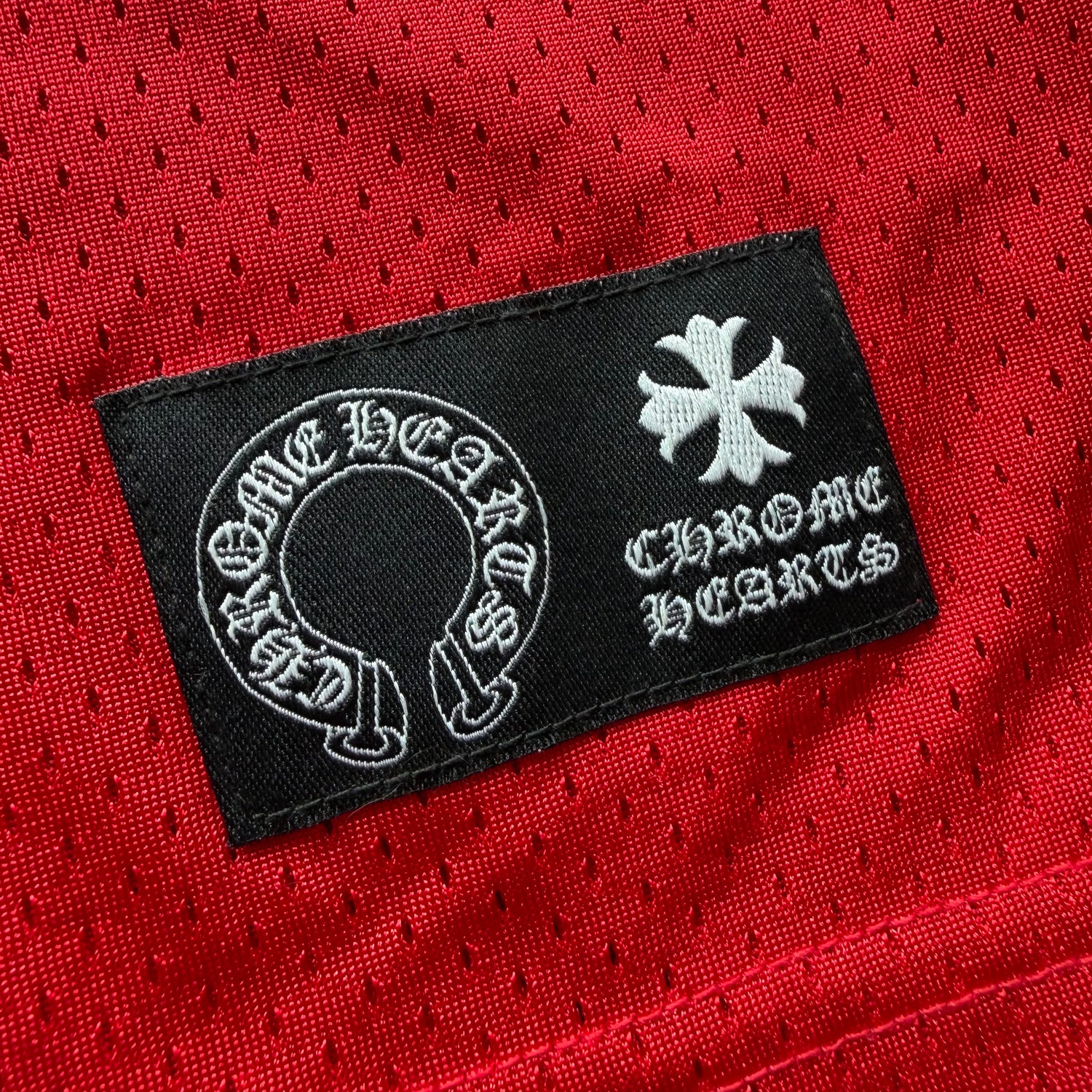 L Chrome Hearts Matty Boy Mesh Jersey Red