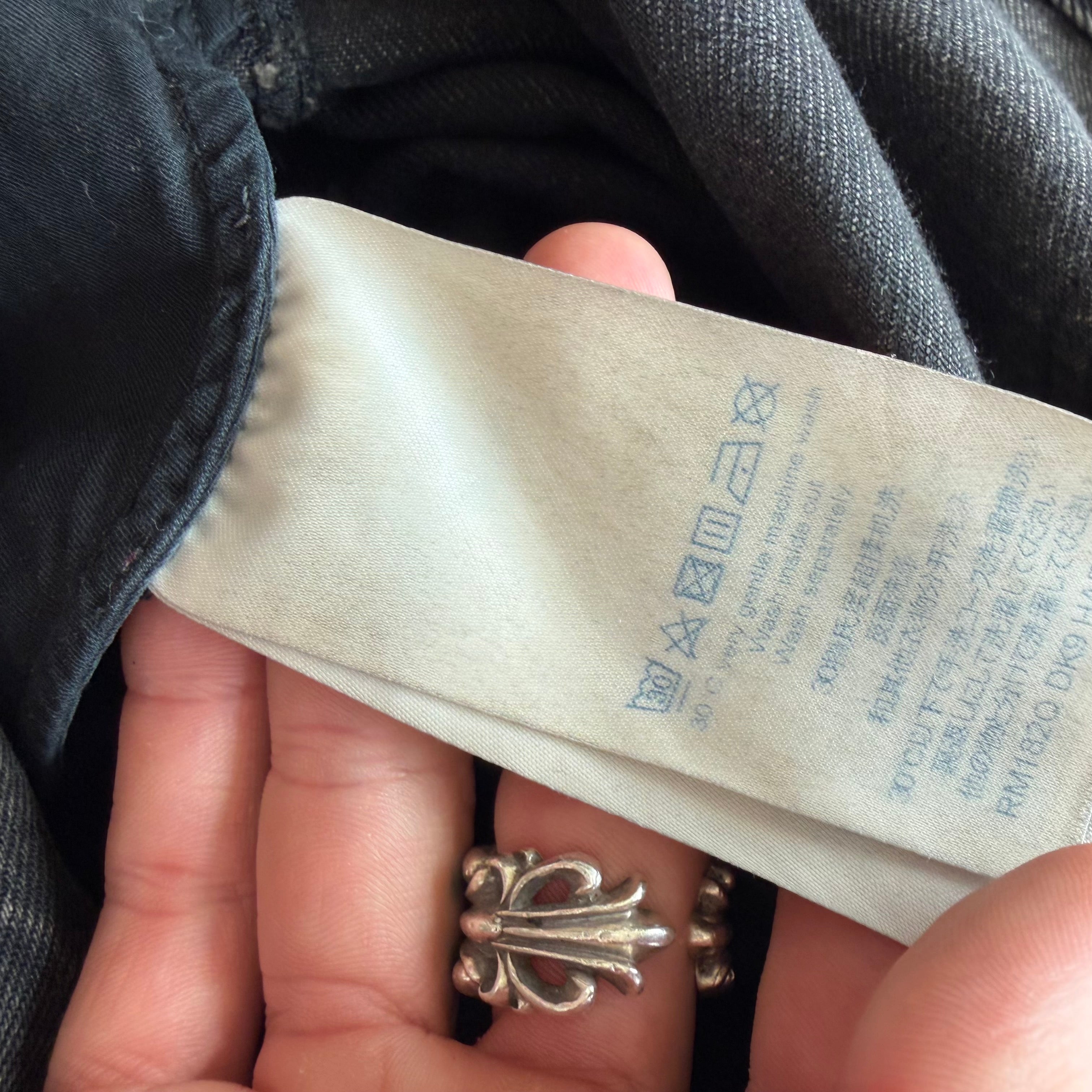 34x34 Louis Vuitton Black Denim