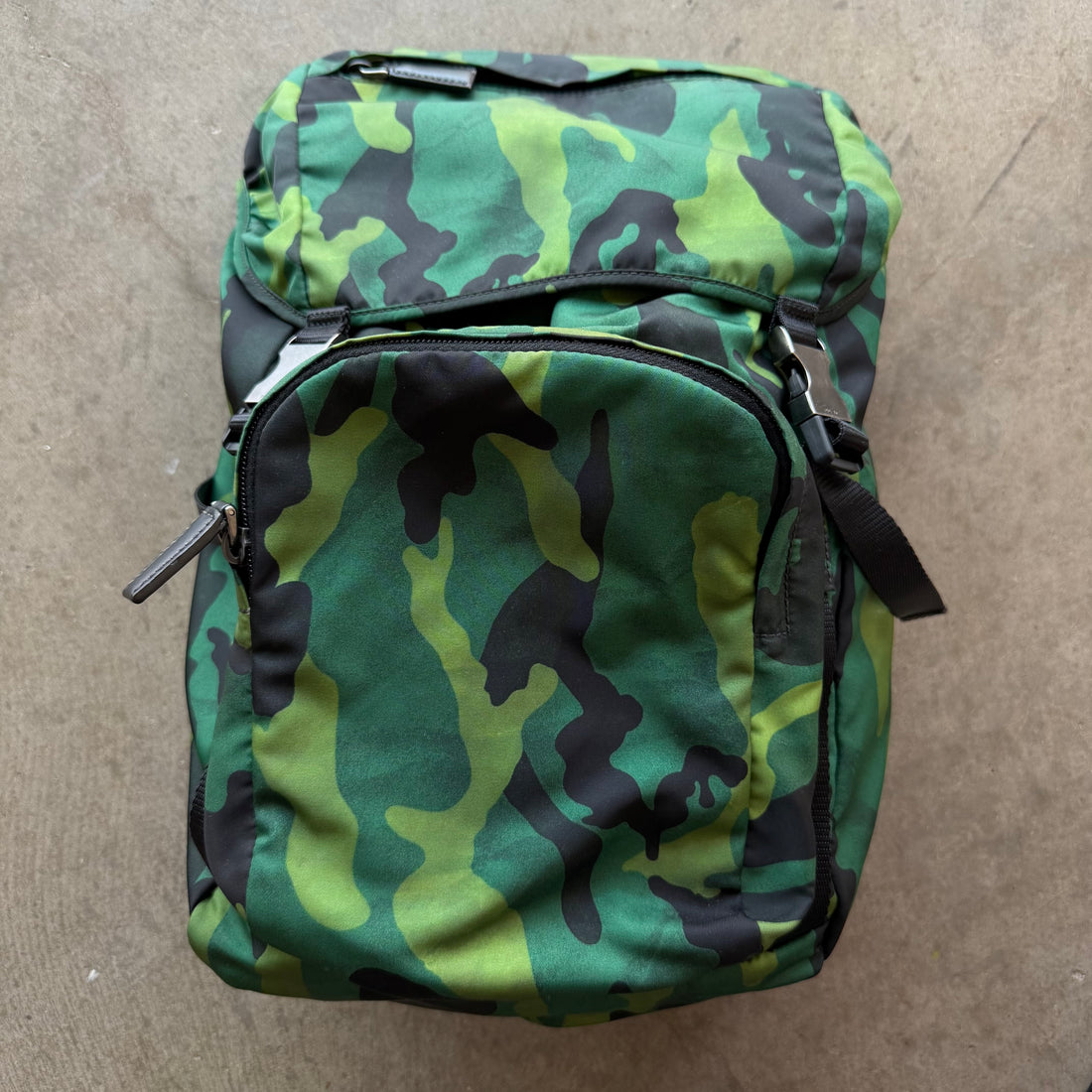 Prada Nylon Camo Backpack