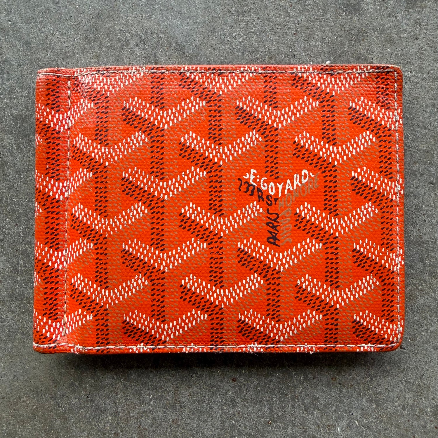 Goyard St Thomas Billfold Orange