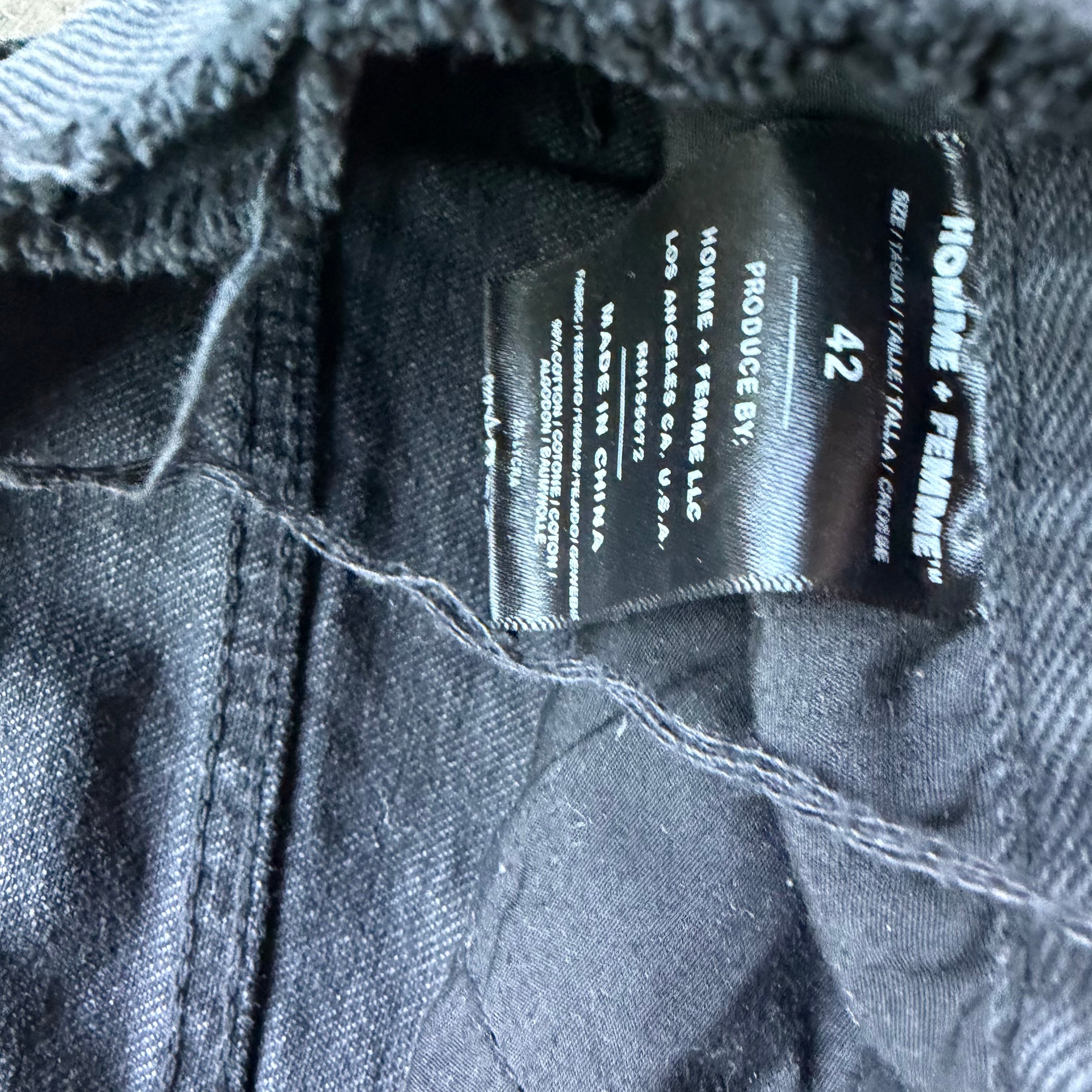 40x32 Homme Femme Bleached Jeans