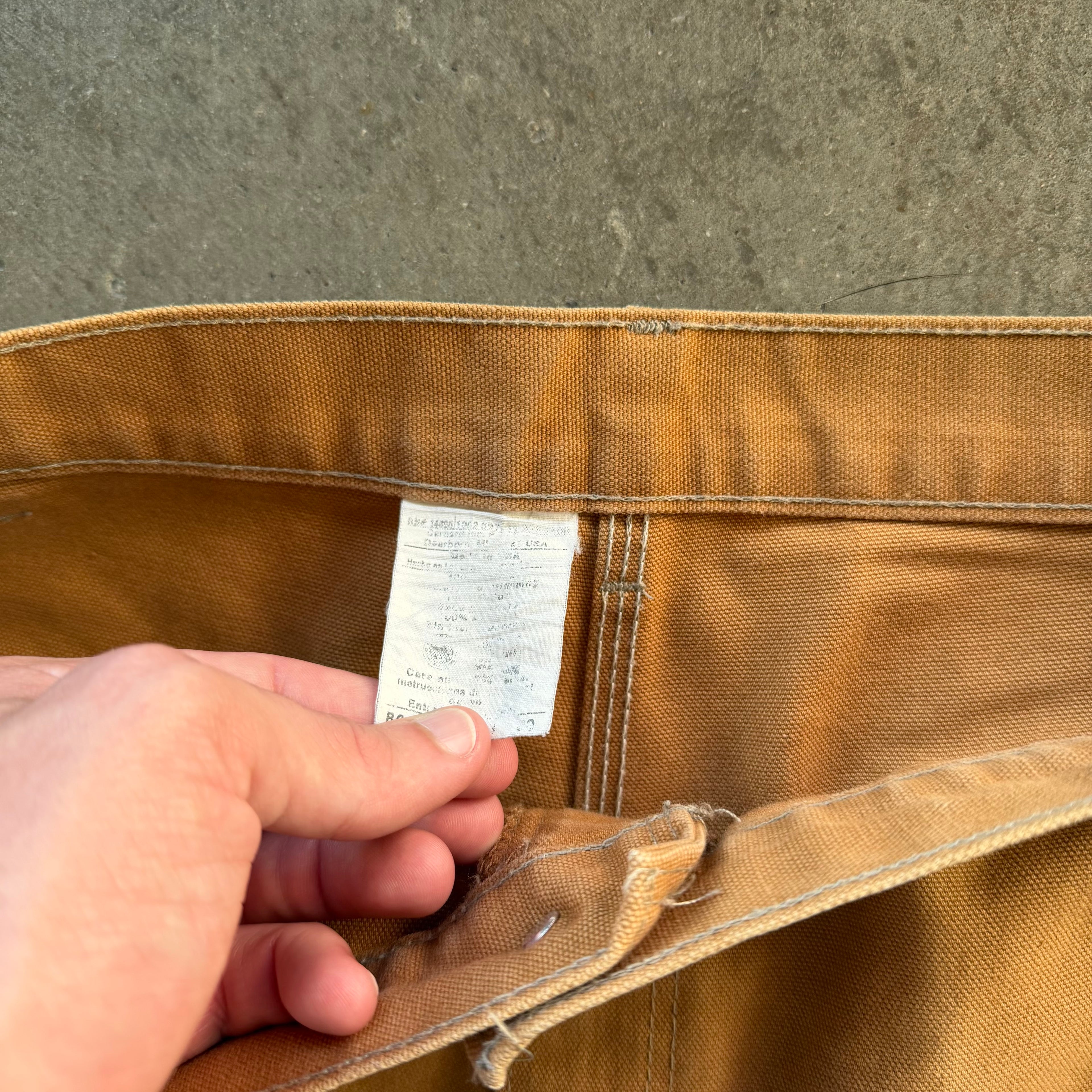 36x31 Faded Carhartt Double Knees