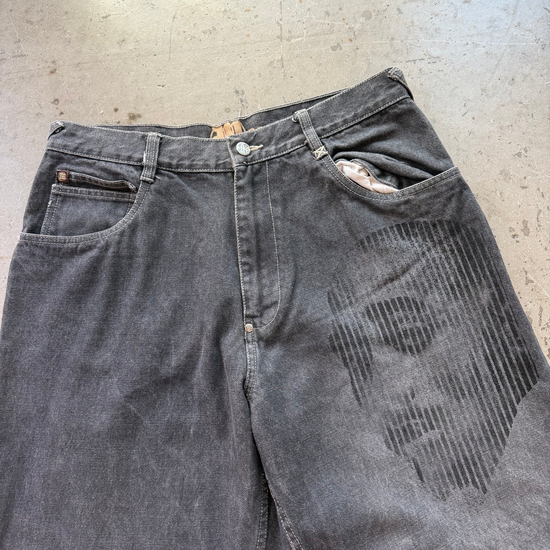 36x34 Y2K Makaveli Tupac Jeans