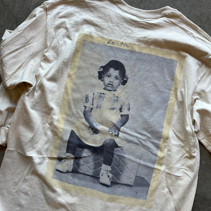 XL Ye Donda Mercedes Light Bone Tee