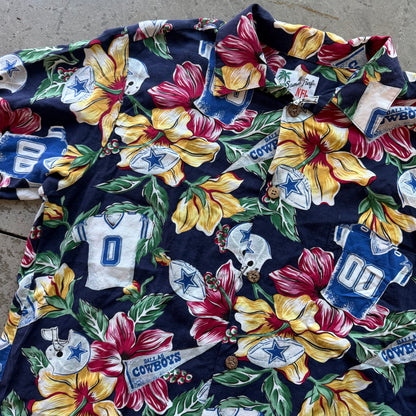 M 90s Cowboys Hawaiian Shirt