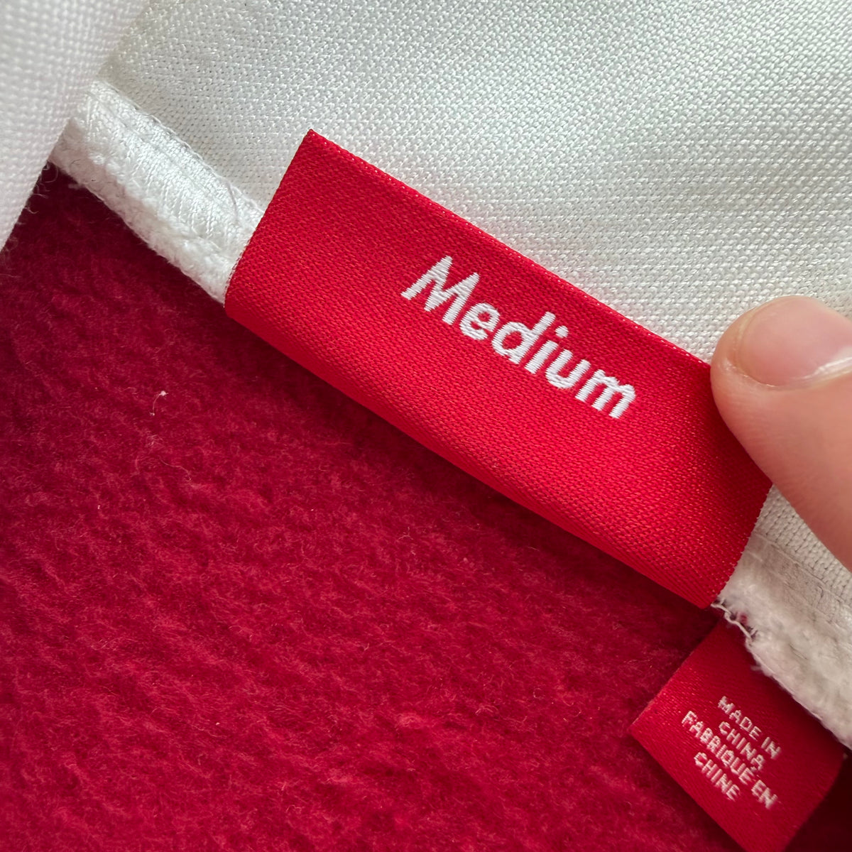 M Supreme Football Zipup Red White