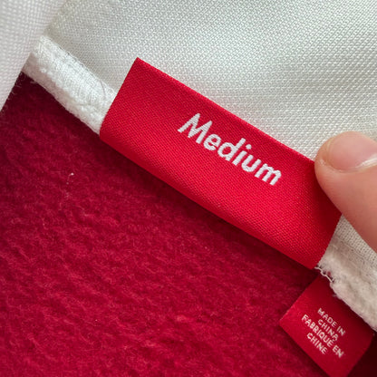 M Supreme Football Zipup Red White